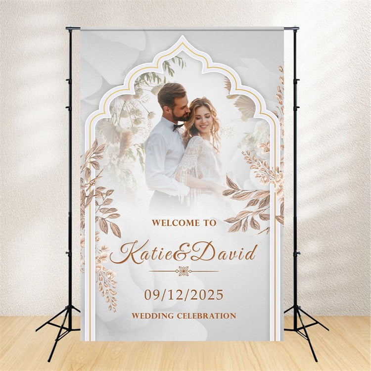 Toile de fond Mariage Personnalisée Bliss Katie David BRP1-394