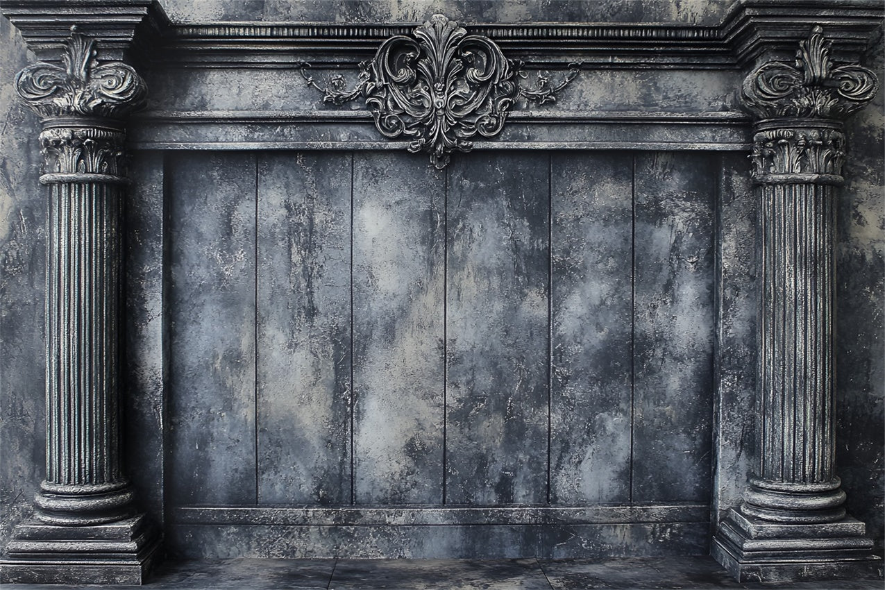 Fond Photo Boudoir Idées Mur Colonnes Texturé Élégant BRP1-447