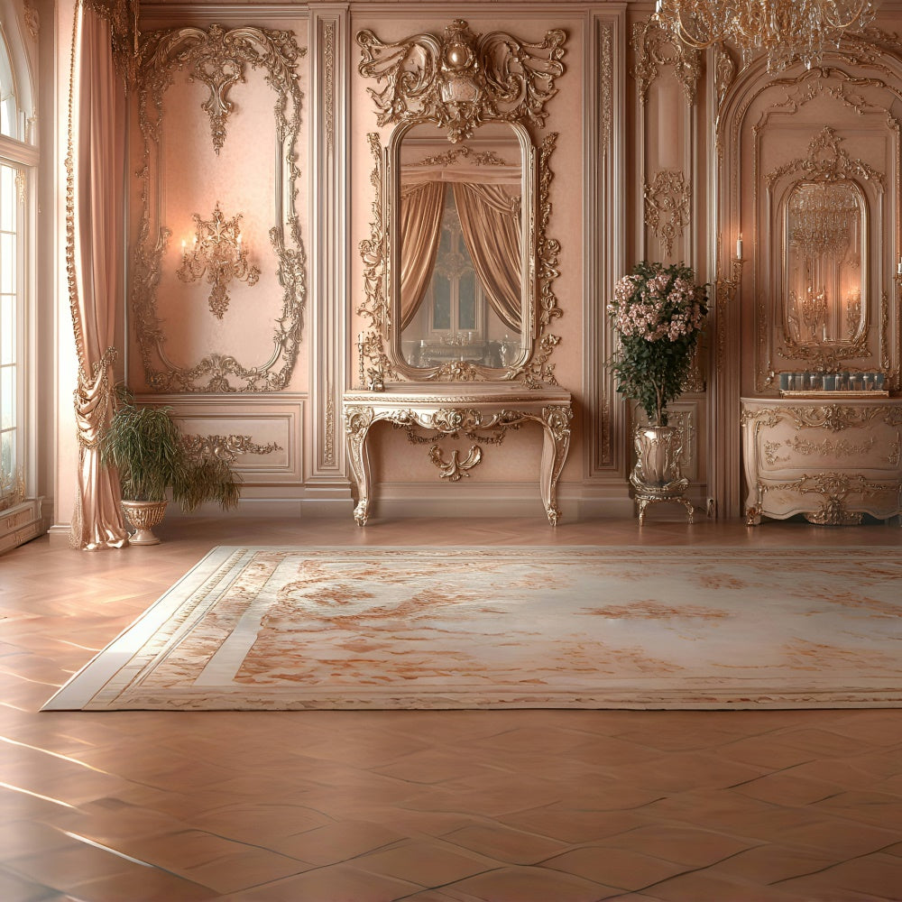 Fond Boudoir Idées Chambre Française Vintage Fleurs BRP1-451