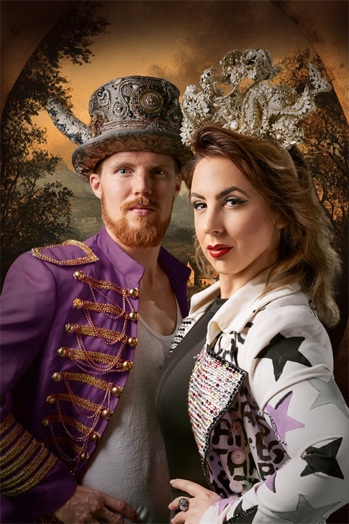 Fond Boudoir Idées Arche Dorée Village Scénique BRP1-461