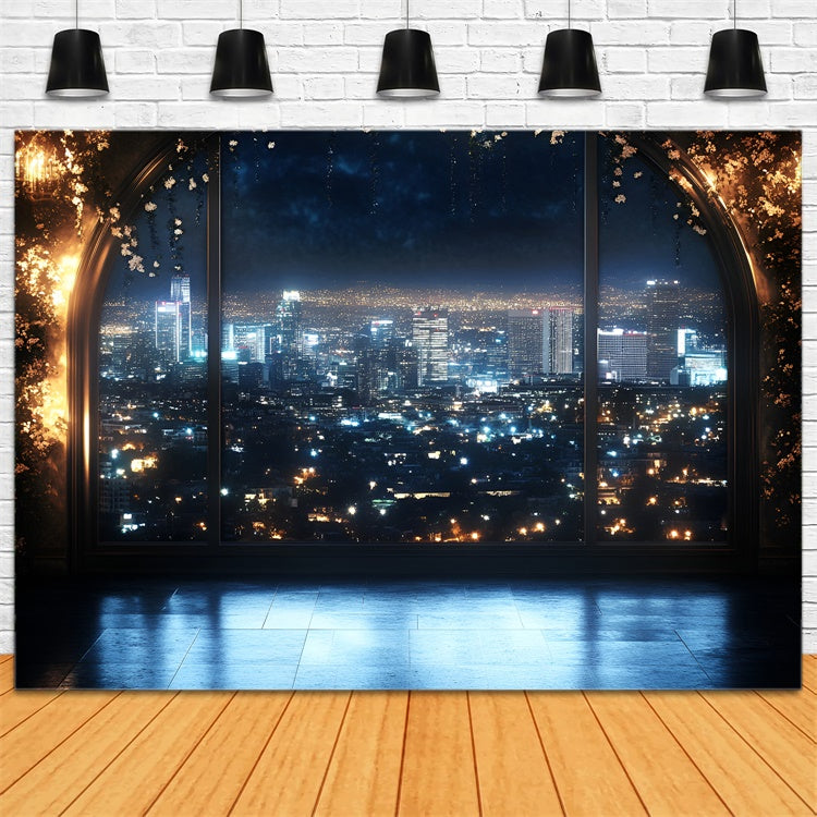 Fond Boudoir Arche Ville Glamour Clair de Lune BRP1-472
