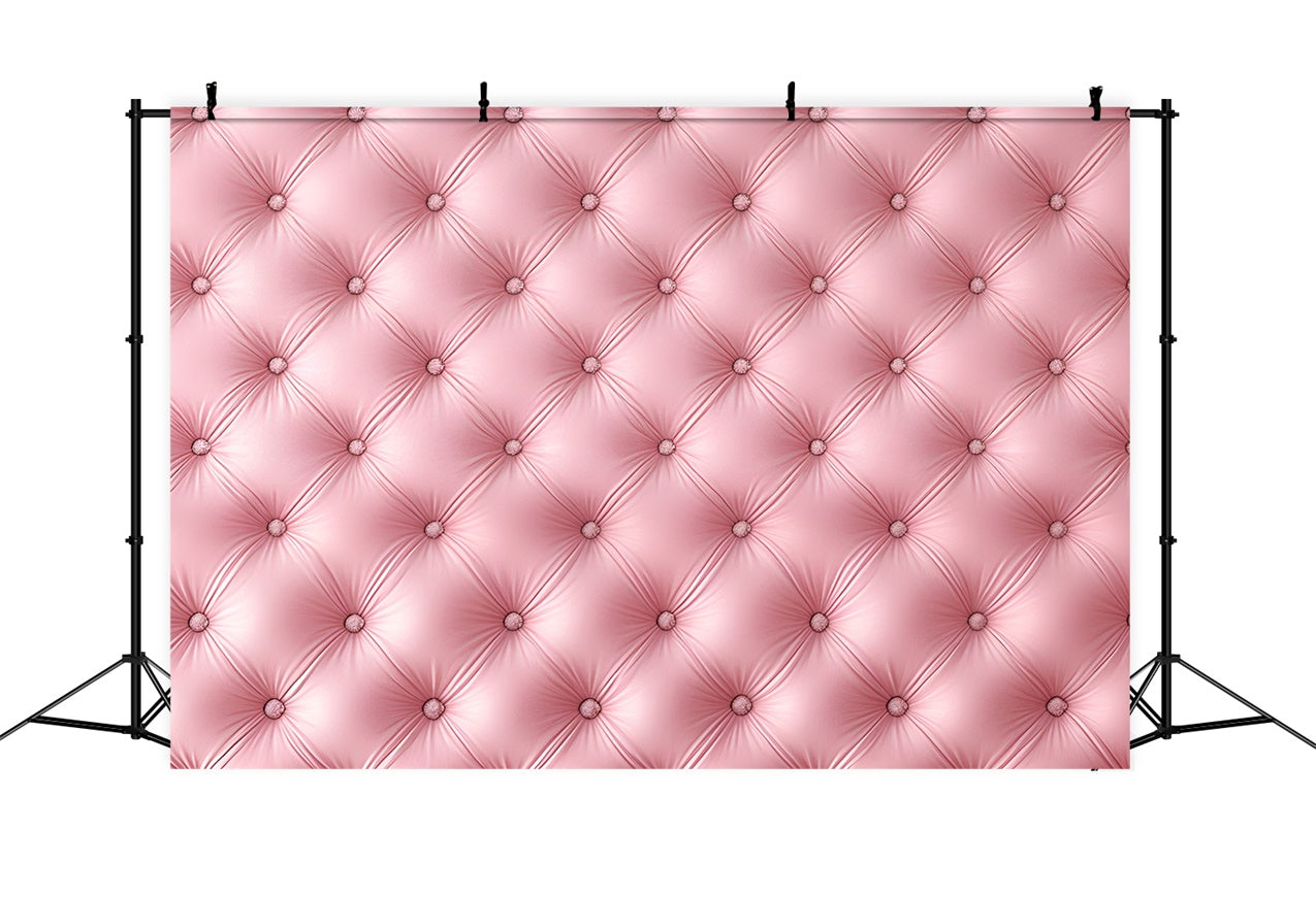 Fond Photo Boudoir Mur Coussin Capitonné Rose BRP1-480