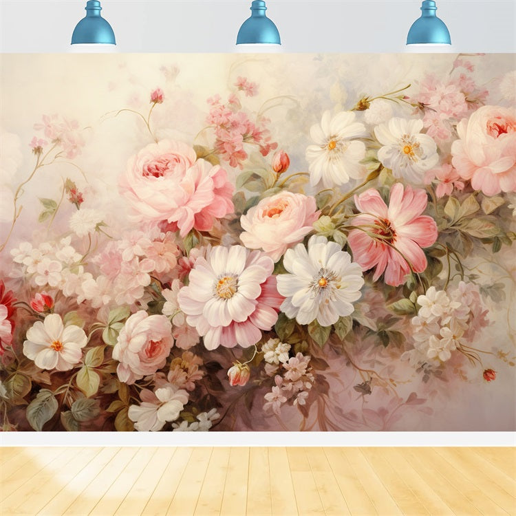 Toile de fond Florale Paradis Floral Pastel BRP1-522