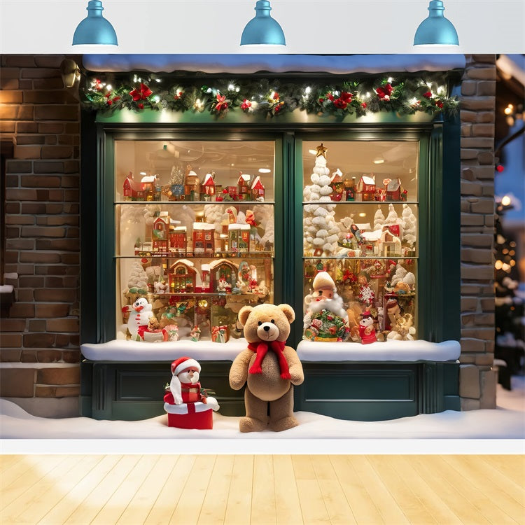 Noël Toile de fond Vitrine Célébrations BRP10-159