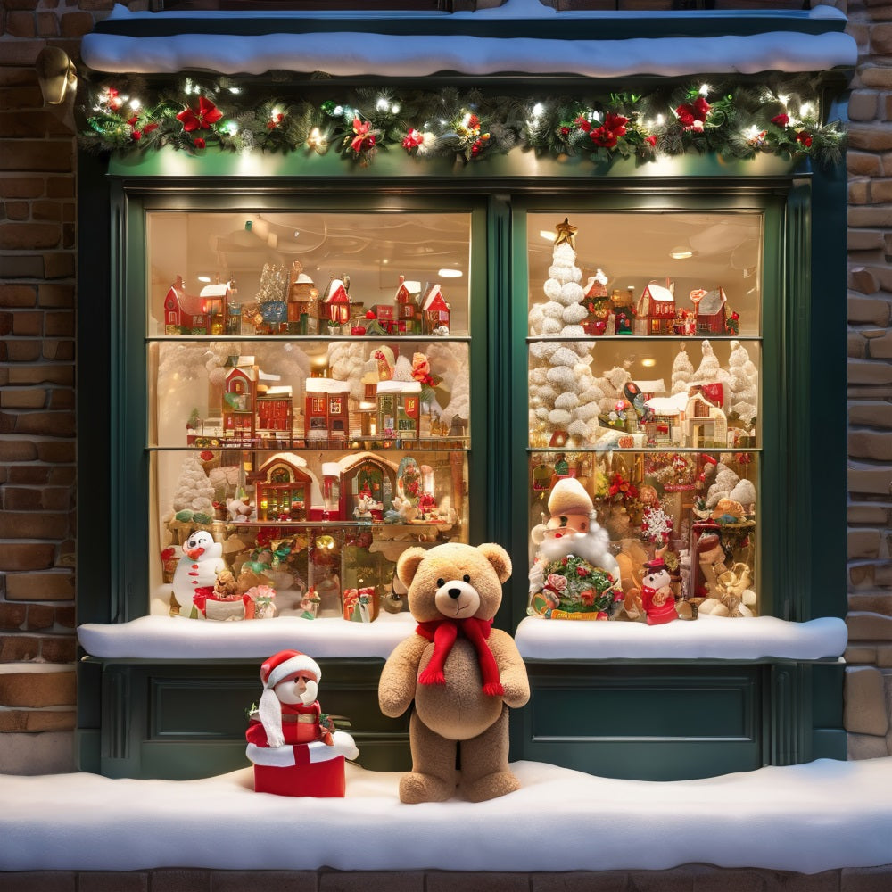 Noël Toile de fond Vitrine Célébrations BRP10-159
