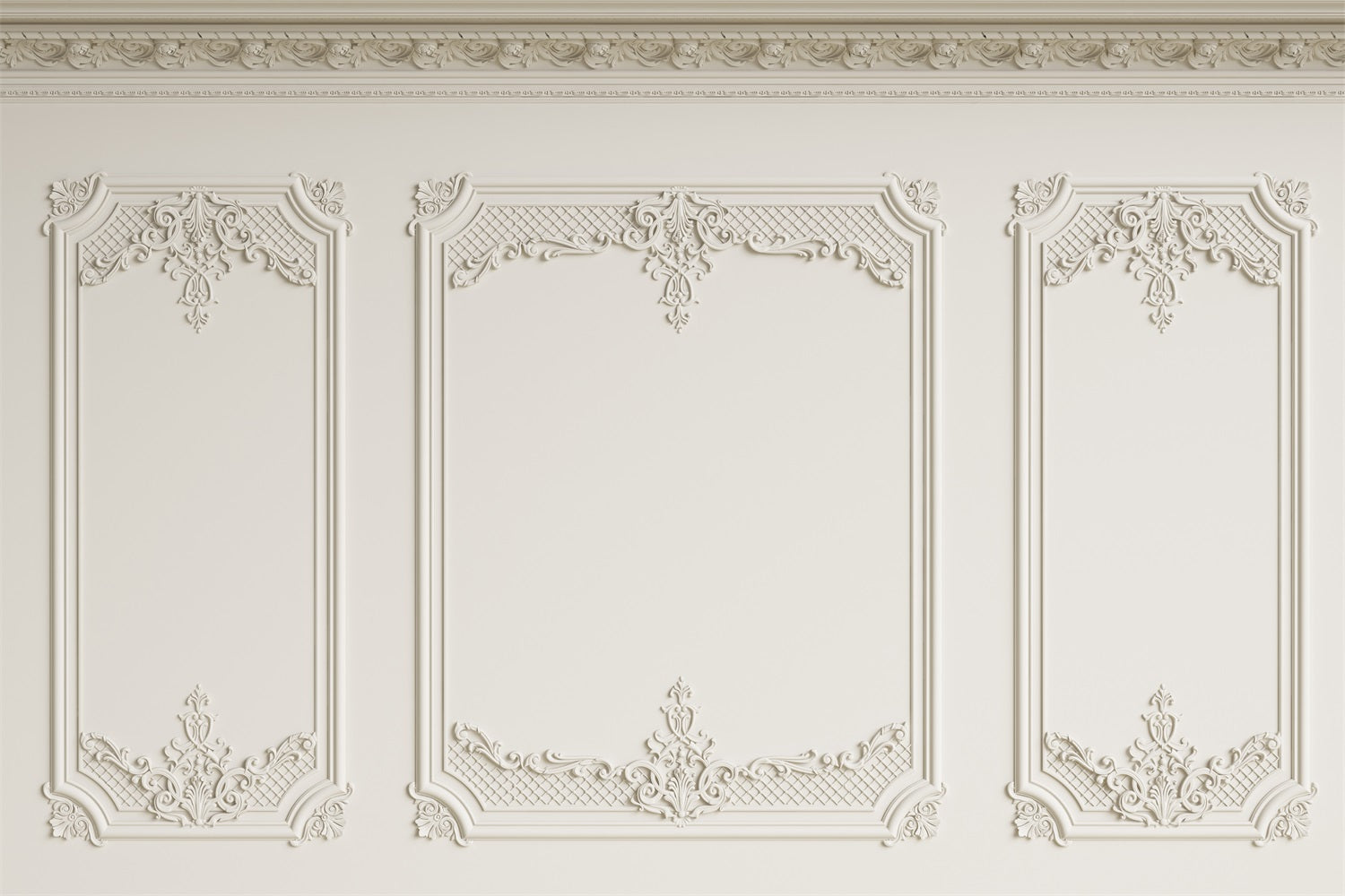 Toile de Fond Rétro Nostalgique Mur Crème BRP10-270