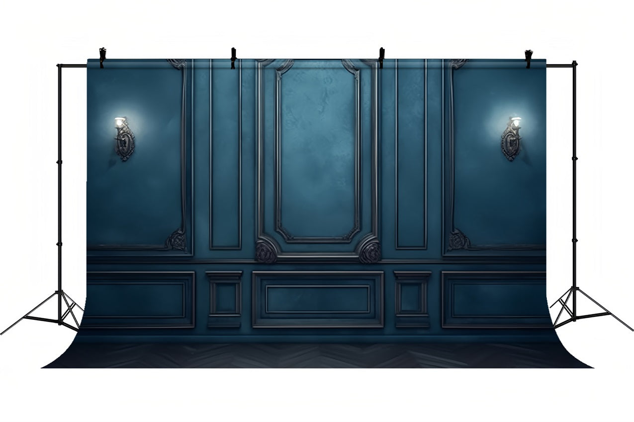 Toile de Fond Photographie Rétro Élégance Chic Bleu BRP10-275