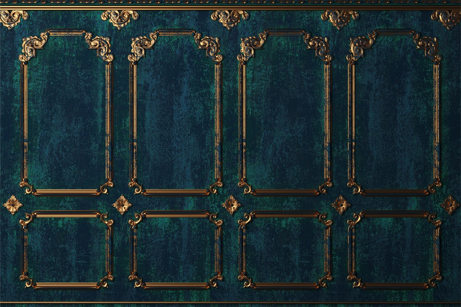 Toile de Fond Rétro Texture Velours Bleu BRP10-279