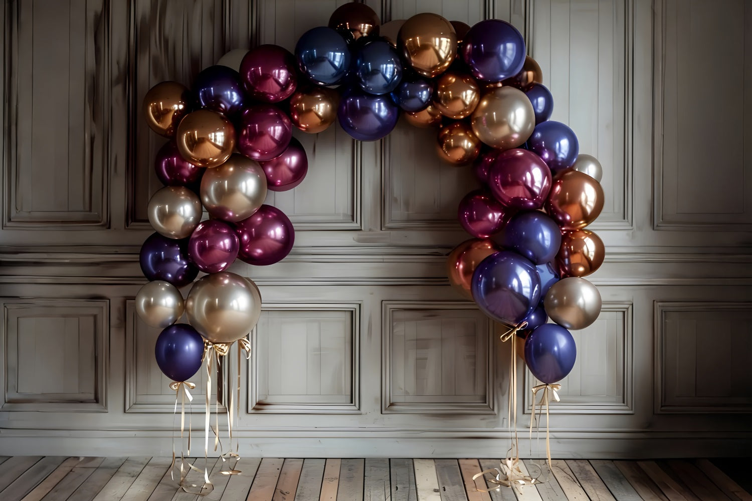 Toile de Fond Mur Rétro Exposition Ballons Mixtes BRP10-288