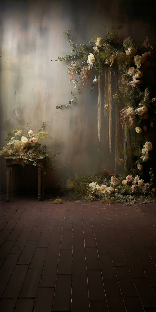 Mur-à-Sol Toile de Fond Mur Floral Vintage Beaux-Arts BRP10-549