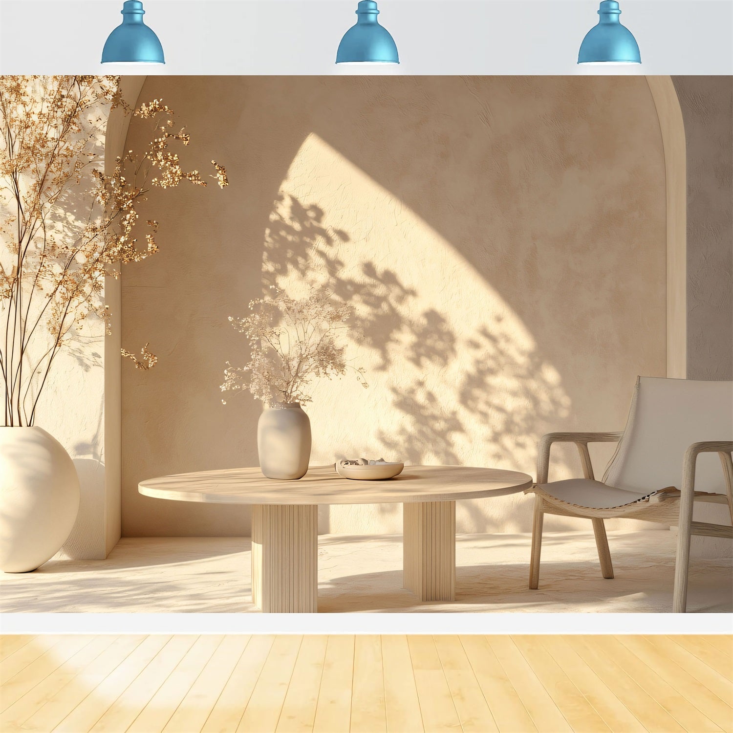 Toile De Fond Boho Arche Chaise Décor Minimaliste BRP10-603