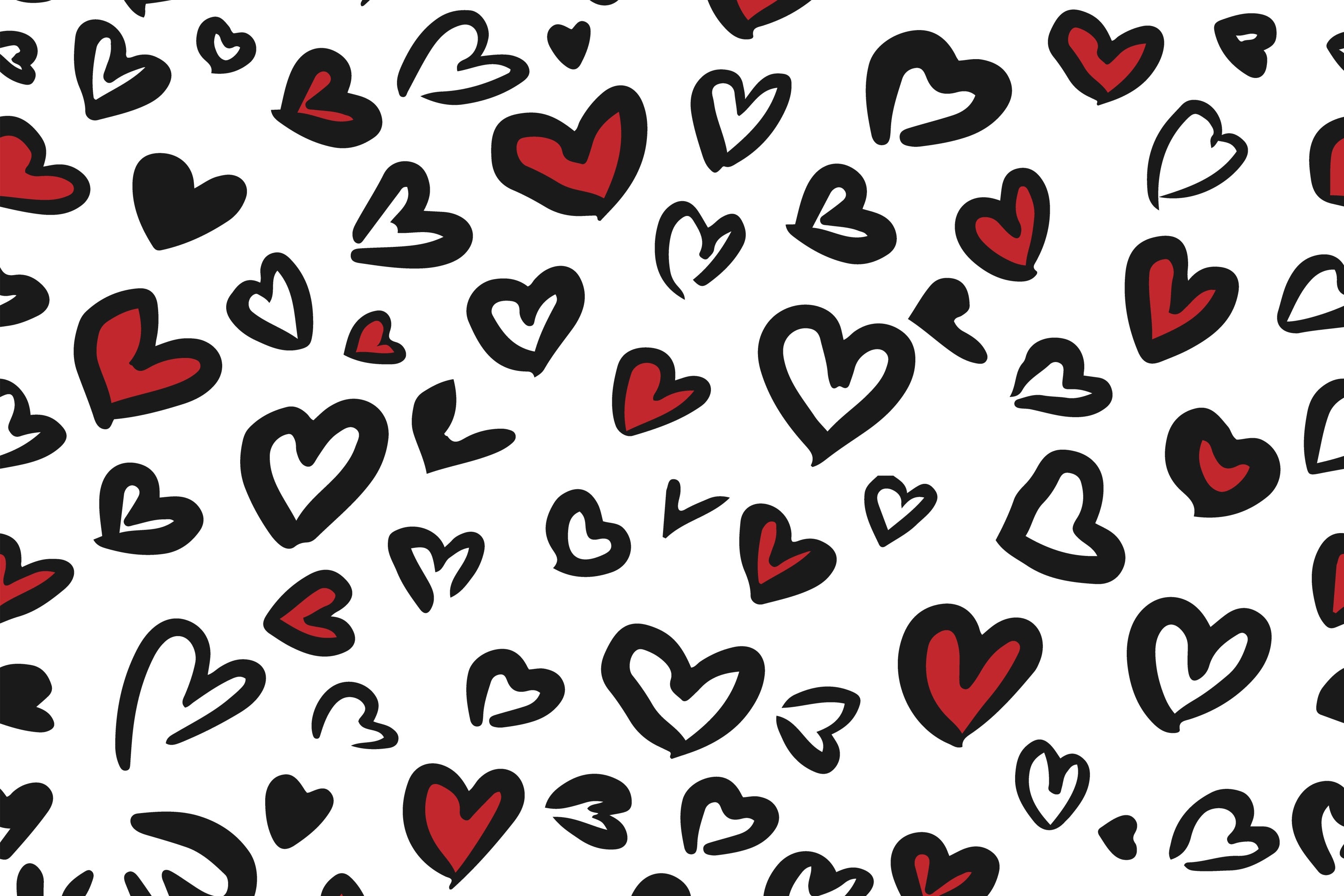 Toile de fond Saint-Valentin Photographie Cœur Dessiné à la Main Amour BRP11-448