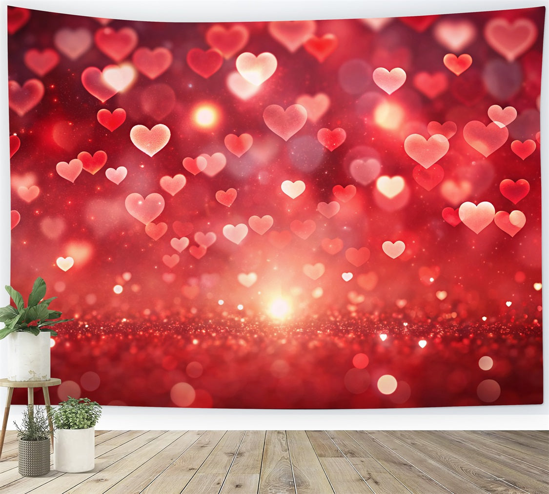 Toile de fond Saint-Valentin Cœurs Scintillants BRP11-453