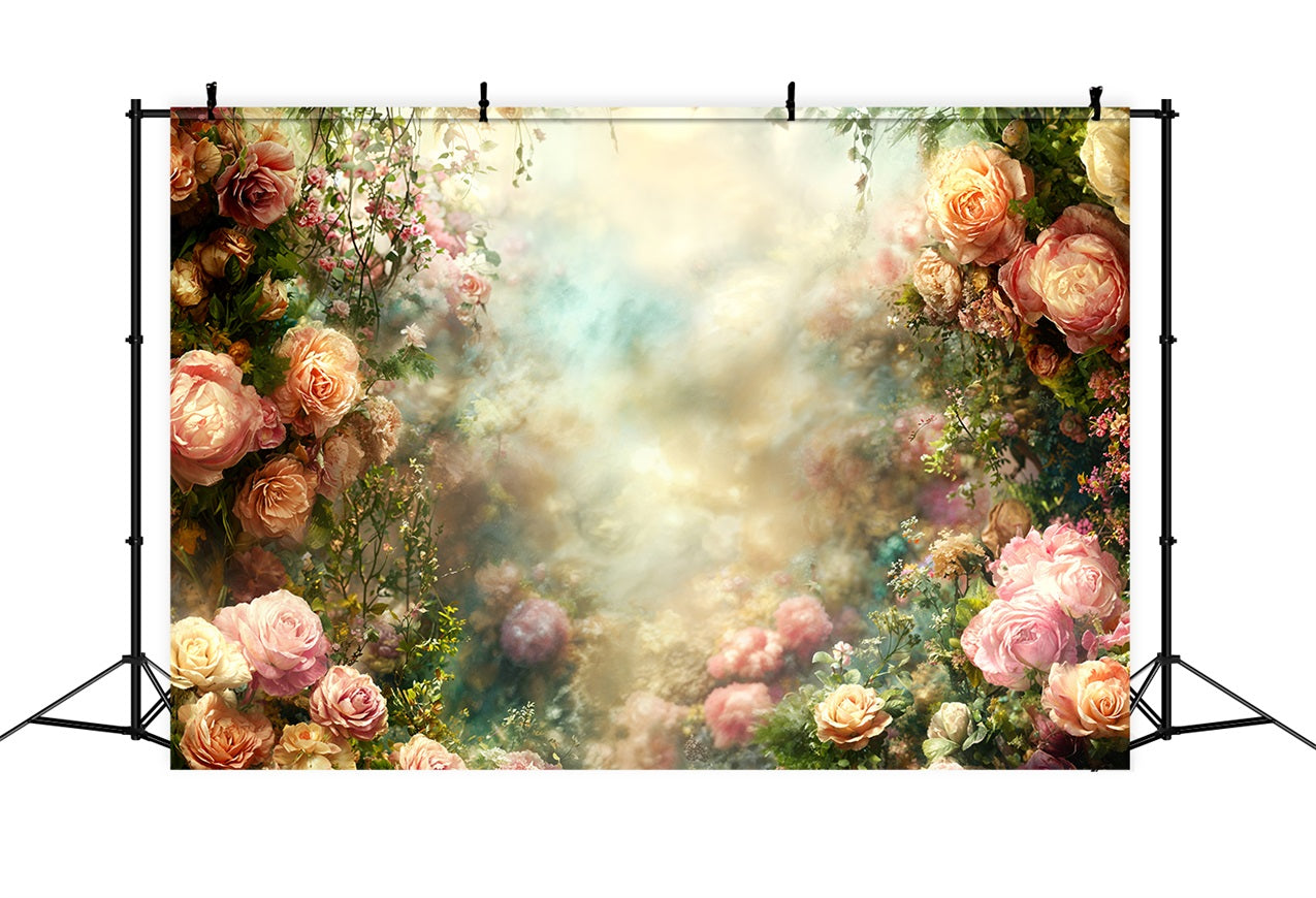 Toile de fond Photographie Vintage Design Floral Élégance BRP11-552