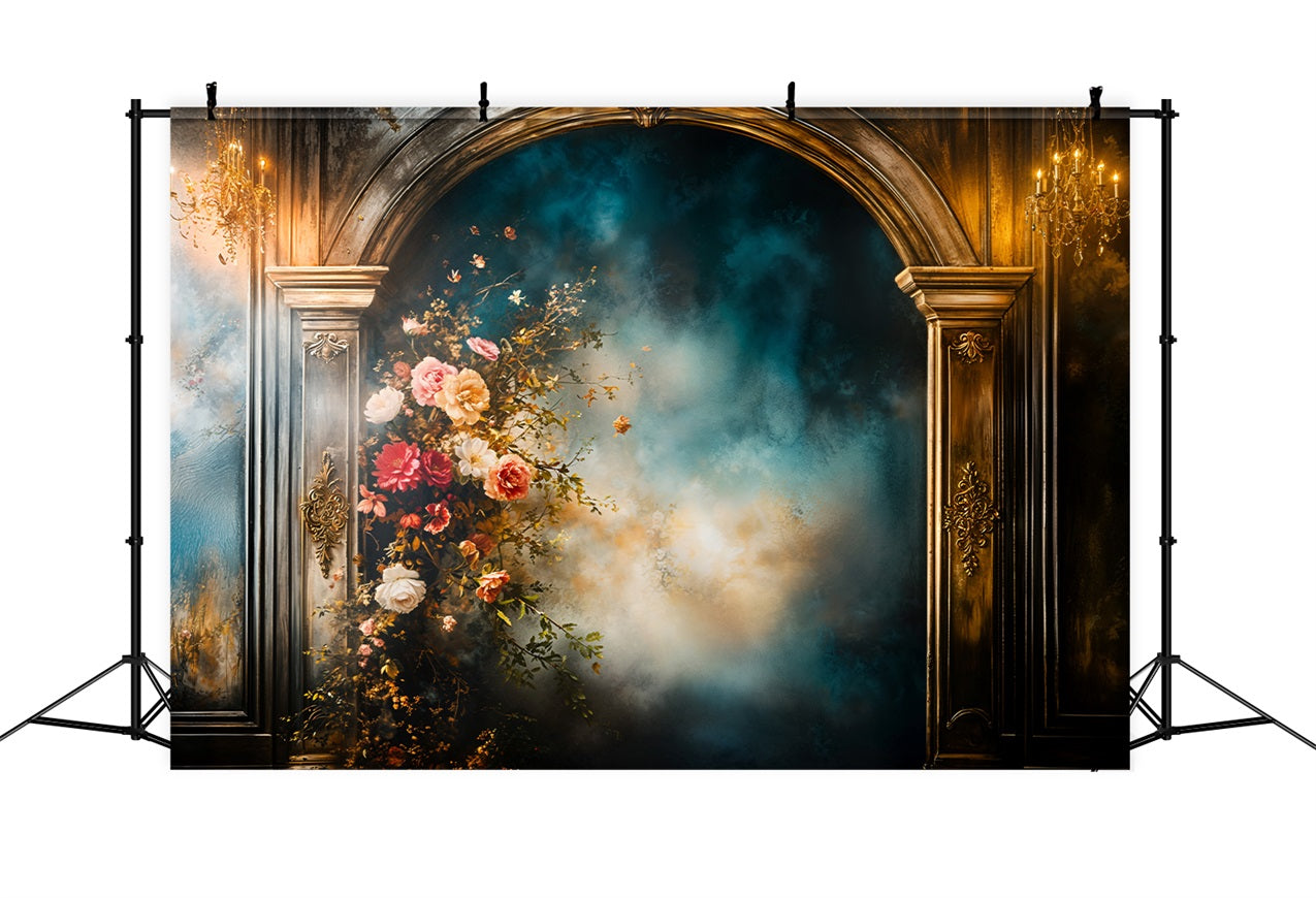 Toile de fond Vintage Mur Floral Rétro BRP11-554