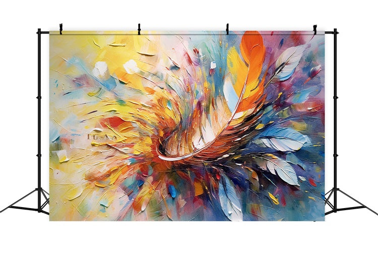 Toile de fond Graffiti Design Abstrait Plume Énergique BRP12-116