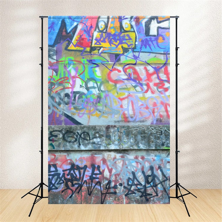 Toile de fond Graffiti Art Urbain de Rue Brillant BRP12-125
