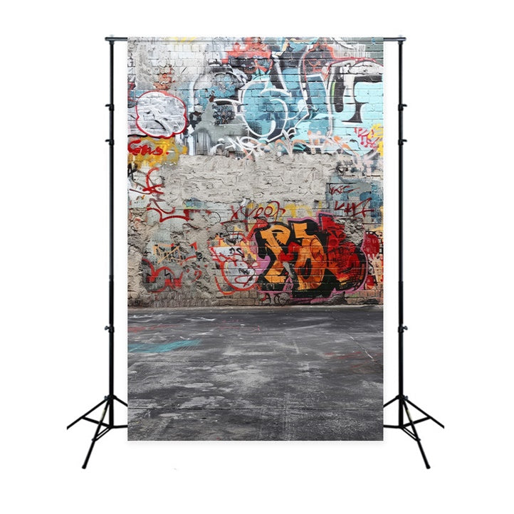 Toile de fond Graffiti Photographie Mur de Briques BRP12-139