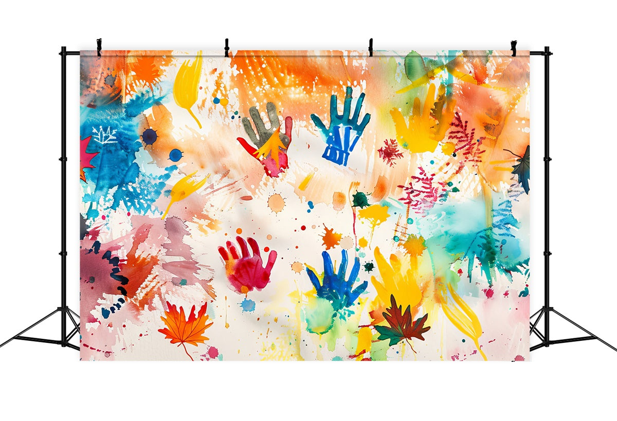 Toile de fond Graffiti Art de Main Colorée BRP12-146