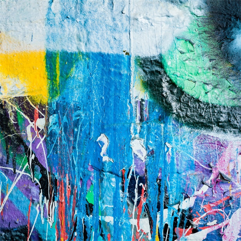 Toile de fond Graffiti Mélange de Couleurs Abstrait Photographie BRP12-152