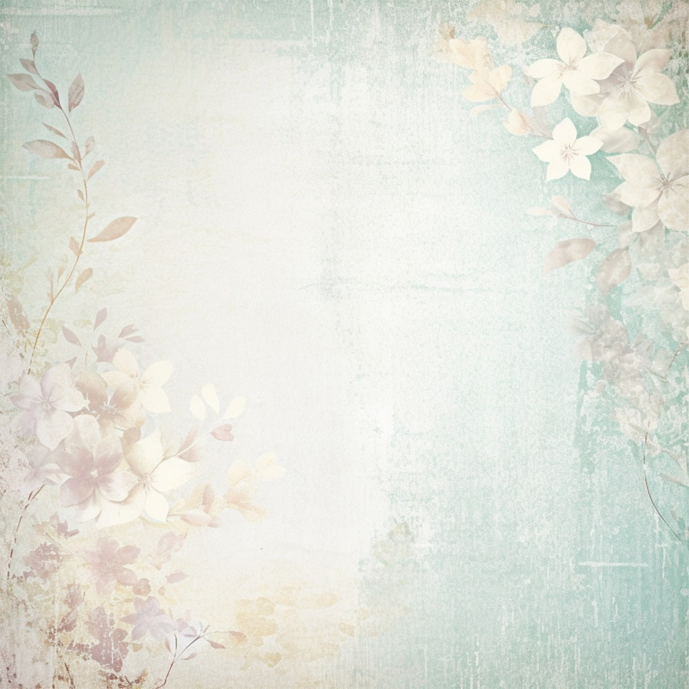 Toile de fond Maternité Décor Floral Art Mur BRP12-18