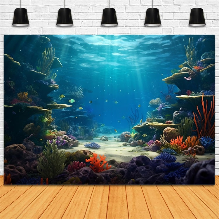 Toile de fond Sirène Idées Ravin Océanique Sérène BRP12-50