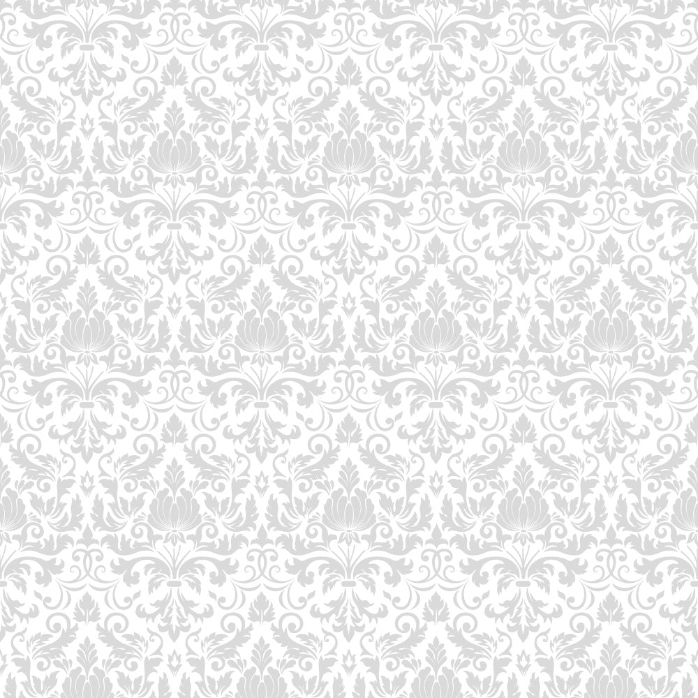 Toile de fond Damassé Élégant Motif Feuille Vintage BRP12-597