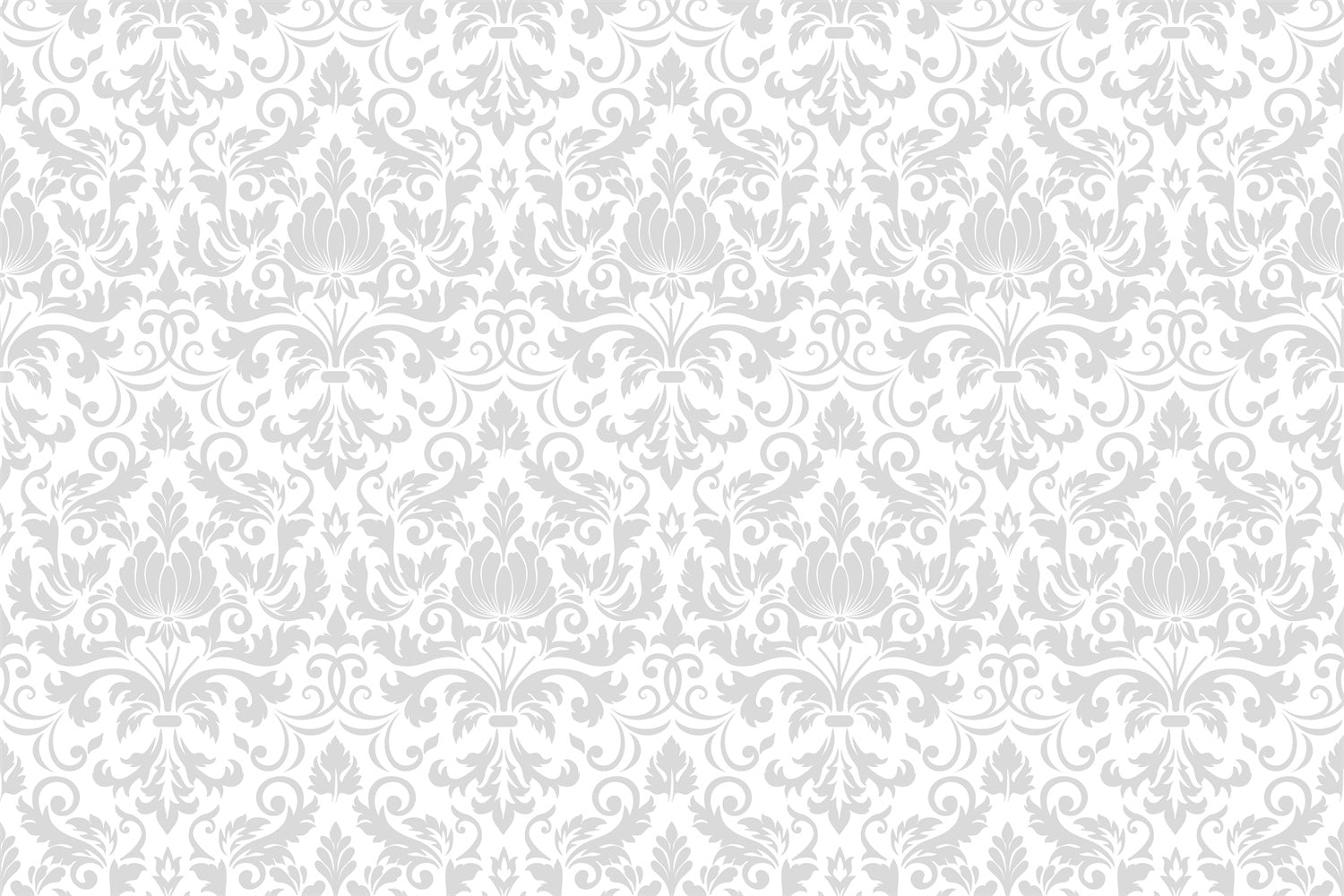 Toile de fond Damassé Élégant Motif Feuille Vintage BRP12-597