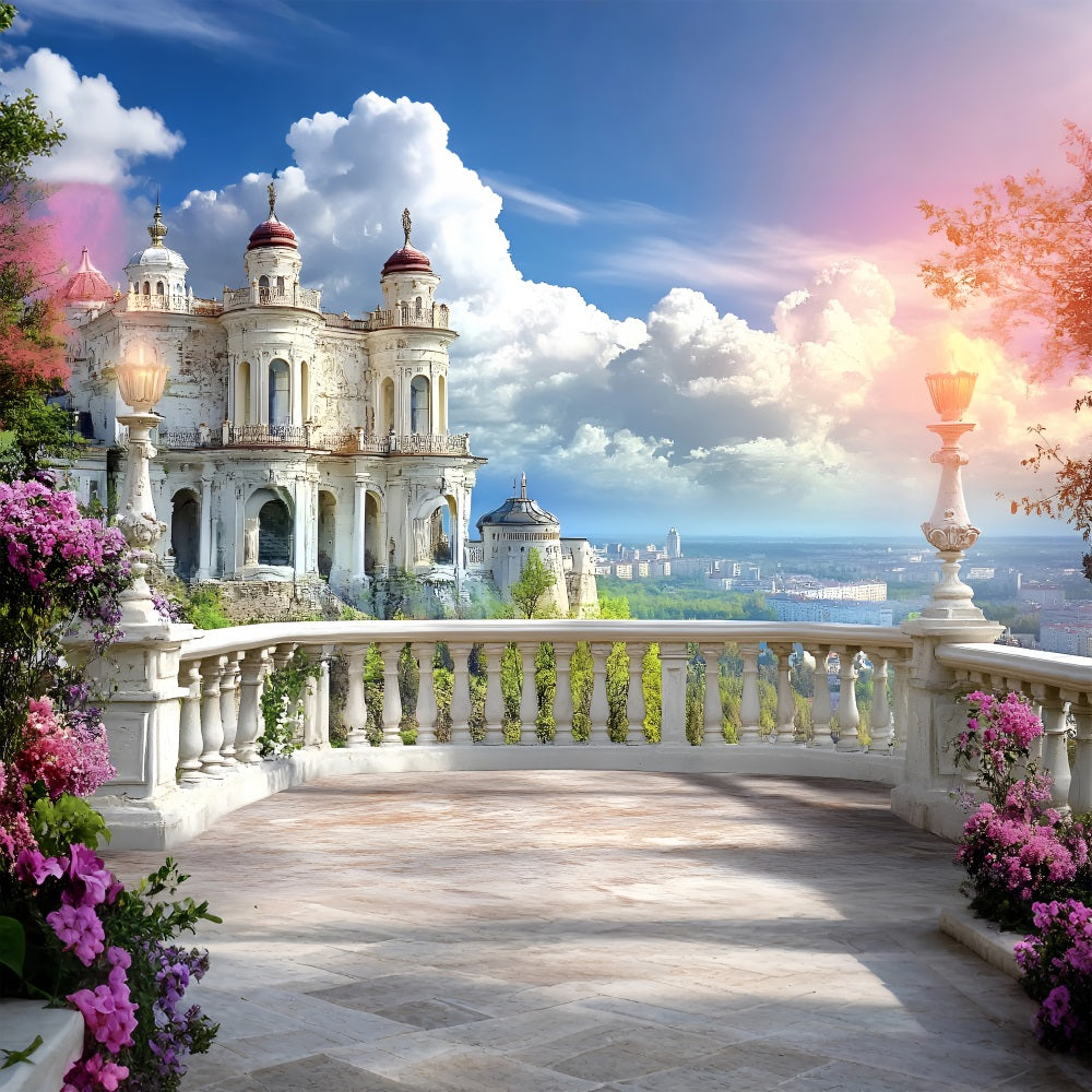 Toile de fond Architecture Balcon Grand Palais Européen BRP12-634