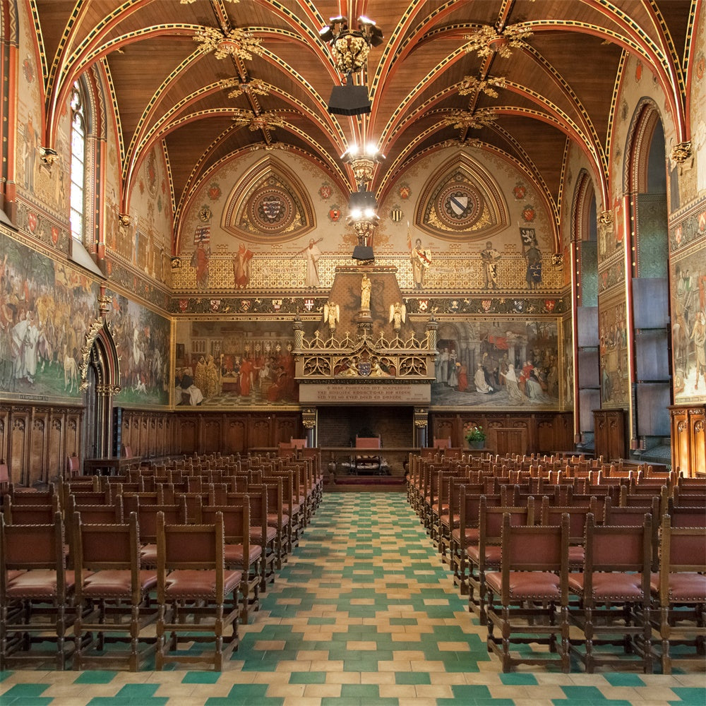 Toile de fond Église Design Peintures Religieuses Médiévales Art BRP12-716