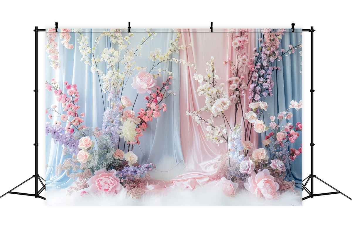 Fond Photo Fleurs Élégance Pastel Douce BRP2-85