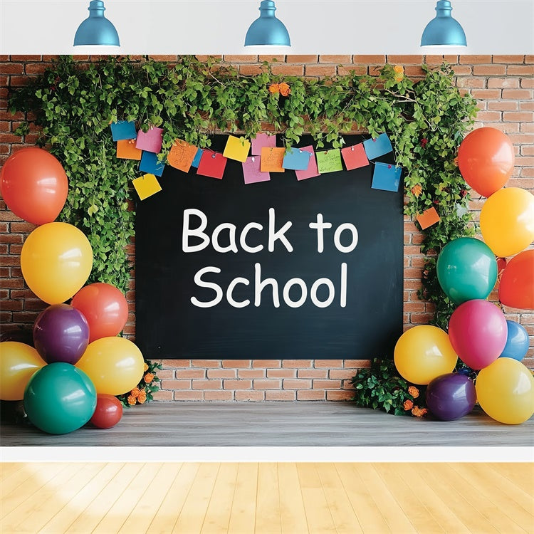 Toile de fond Photo École Fête Brique Scolaire BRP57-20
