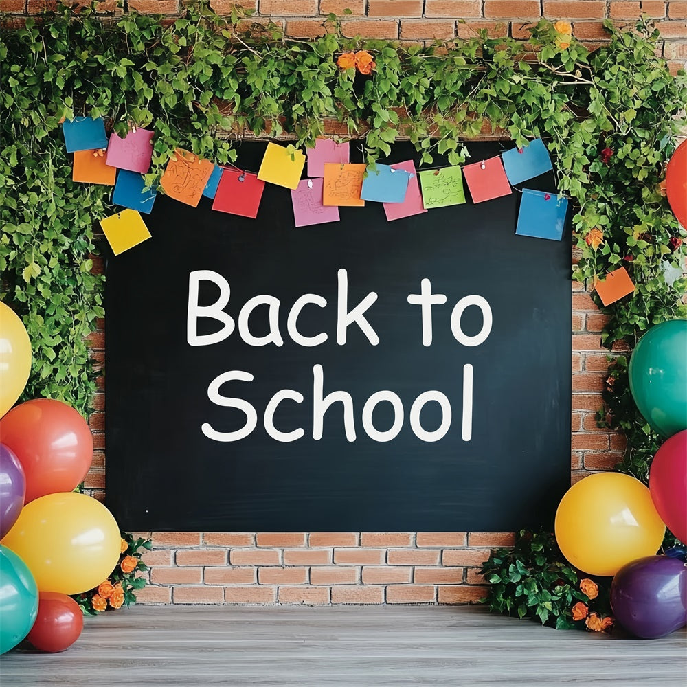 Toile de fond Photo École Fête Brique Scolaire BRP57-20