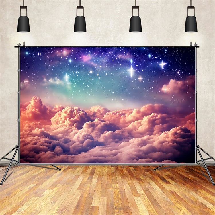 Toile de fond Ciel Étoilé Crépuscule Nuage Éclat BRP57-207