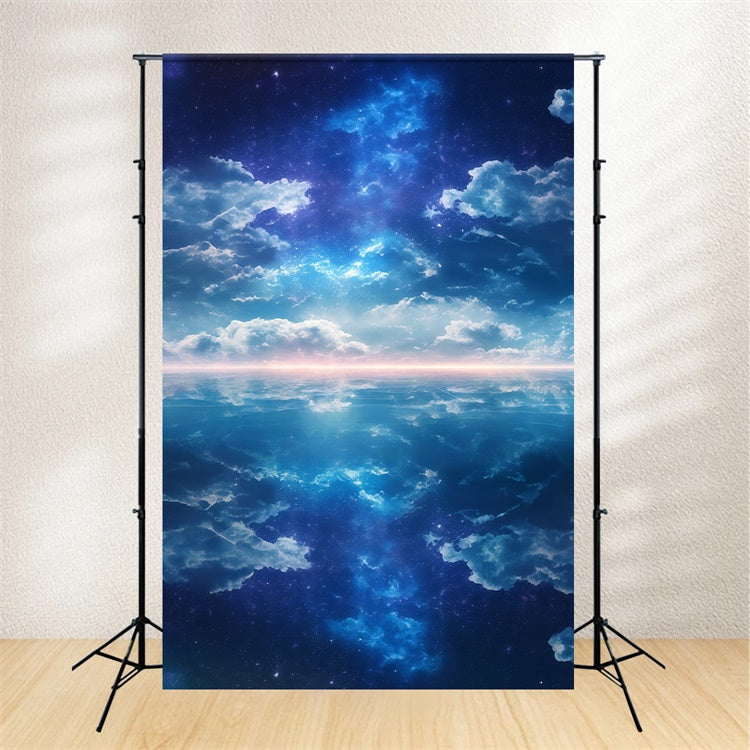 Toile de fond Ciel Paix Galactique Réflexion BRP57-232