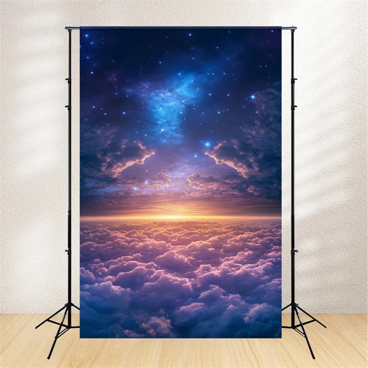 Toile de fond Ciel Nuageux Horizon Rêve Étincelle BRP57-233