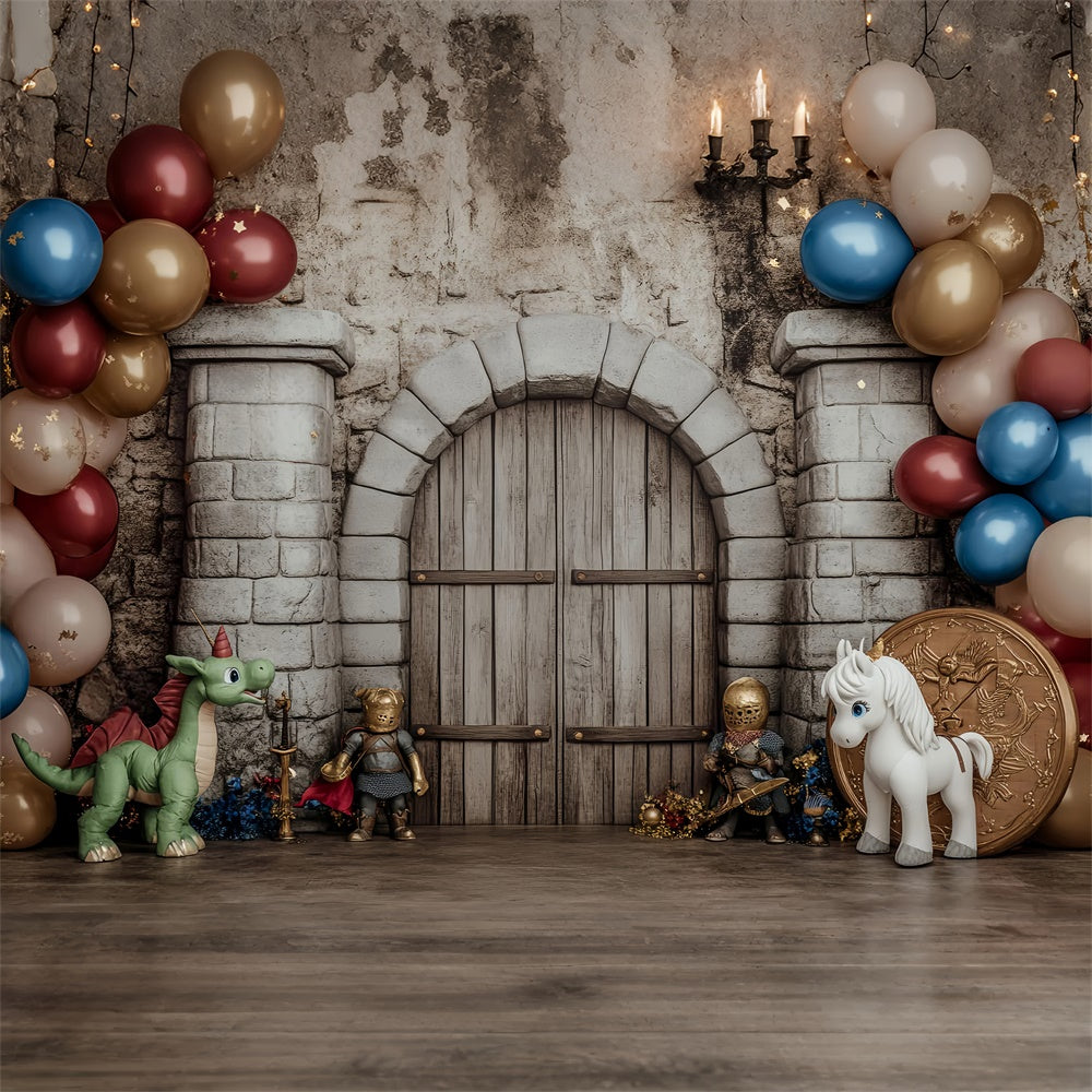 Fond studio enfant Forteresse Fantaisie Aventure BRP57-251
