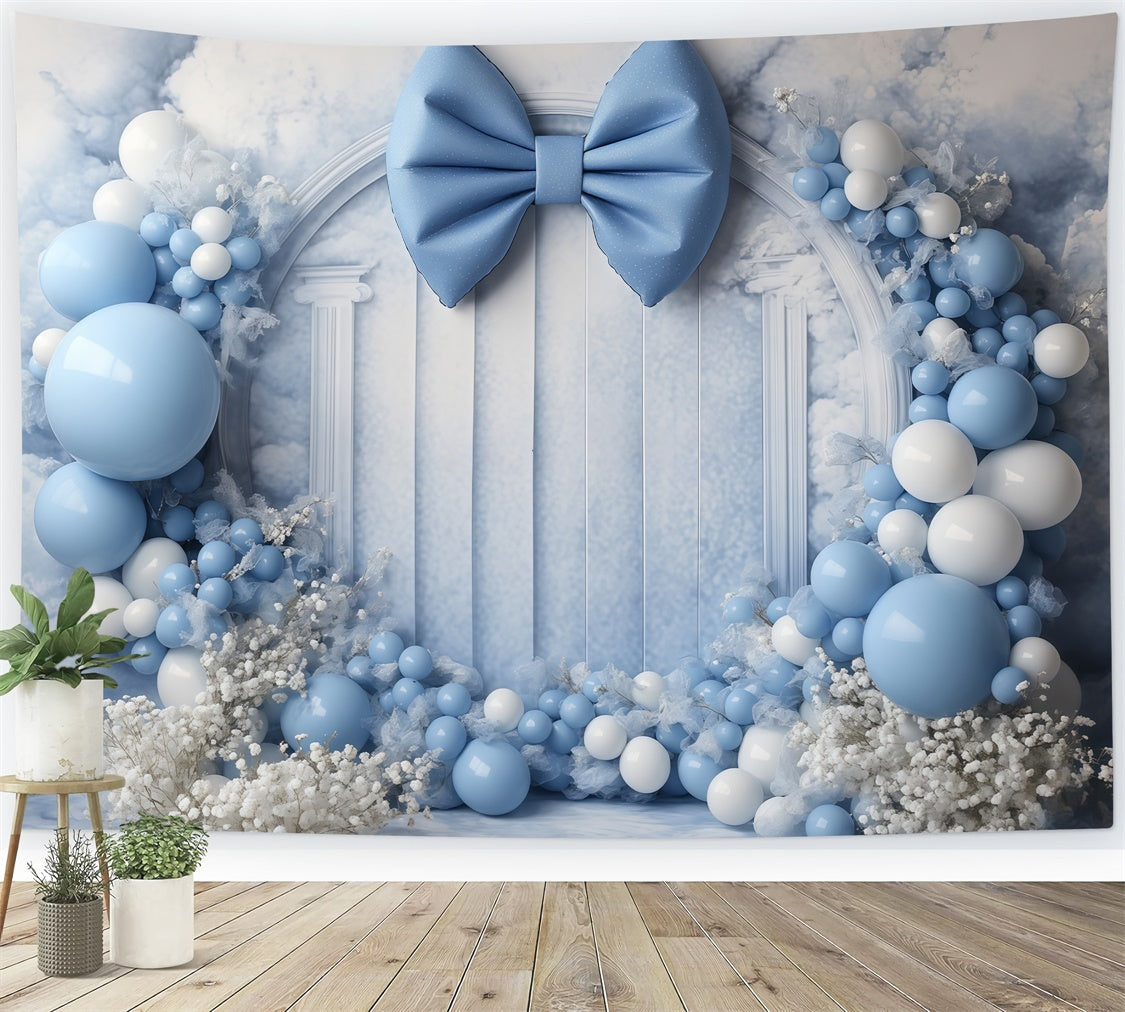 Fond studio bébé Arche Bleue Fantaisie BRP57-281