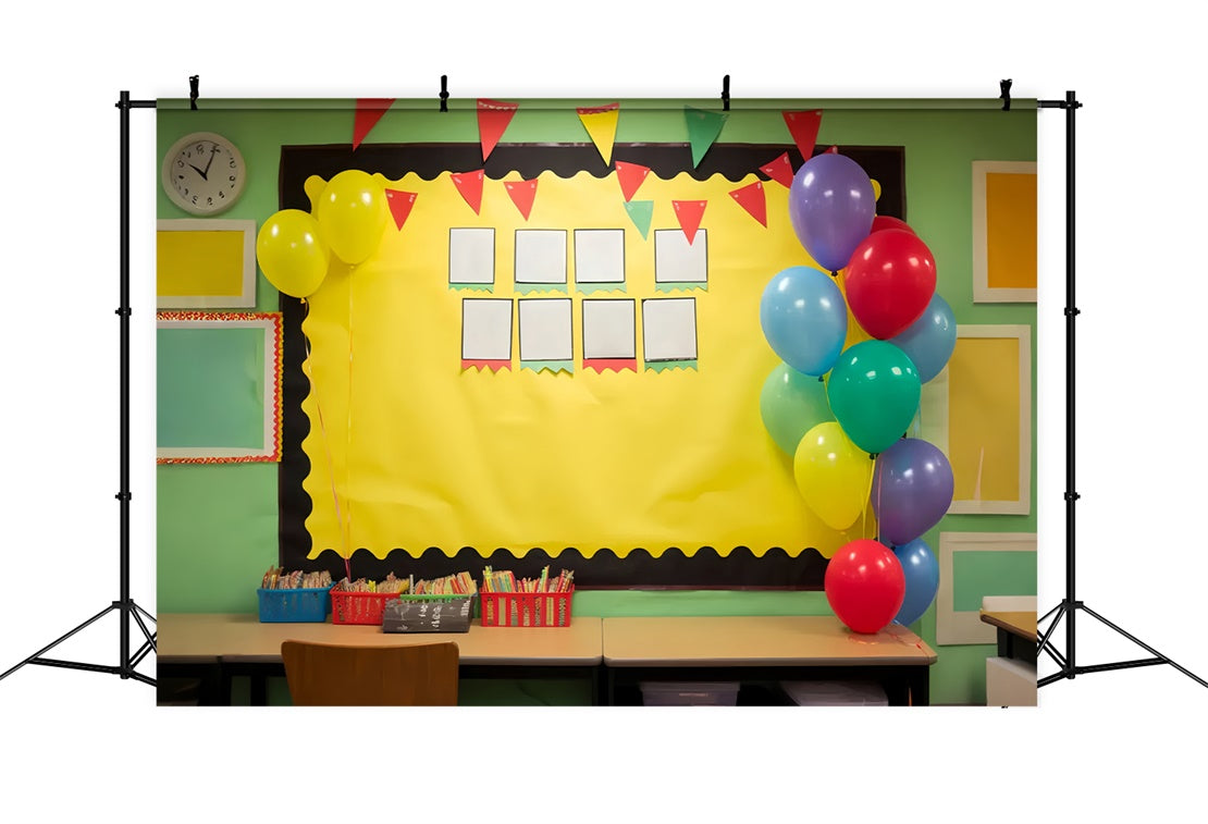 Toile de Fond Retour à l'École Chef de Classe BRP7-189
