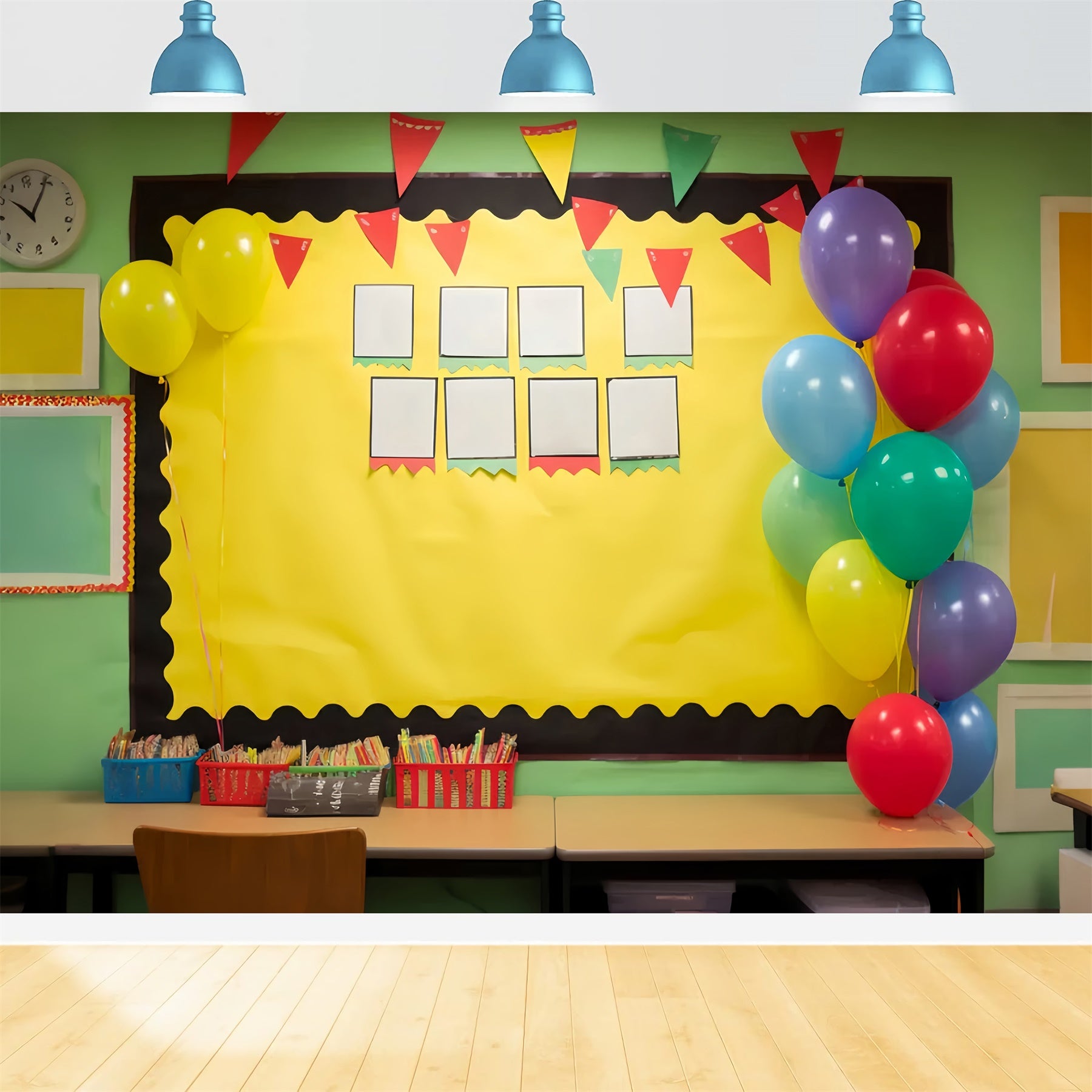 Toile de Fond Retour à l'École Chef de Classe BRP7-189