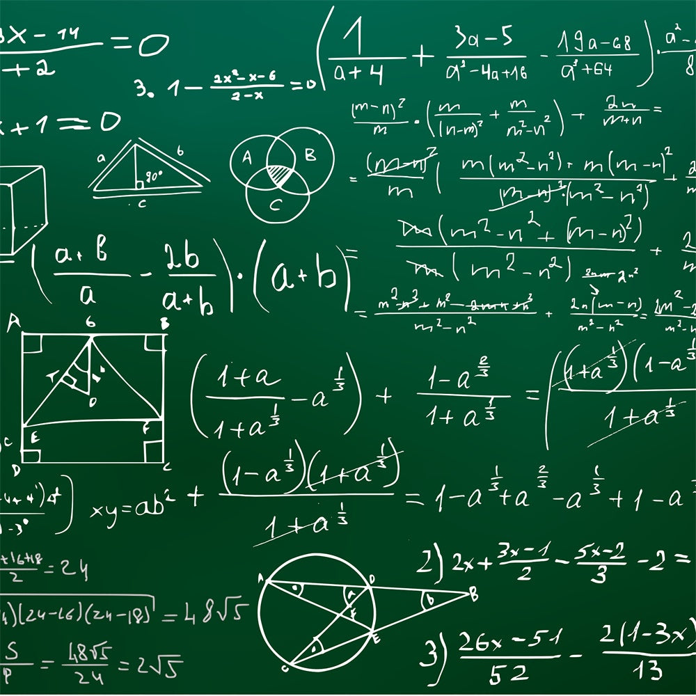 Toile de Fond de Mathématiques Éducatives pour la Rentrée Scolaire BRP7-8