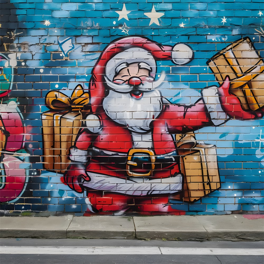 Toile de Fond Mur Artistique de Noël BRP8-148