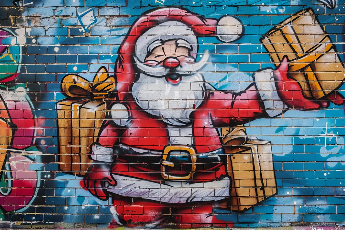 Toile de Fond Mur Artistique de Noël BRP8-148