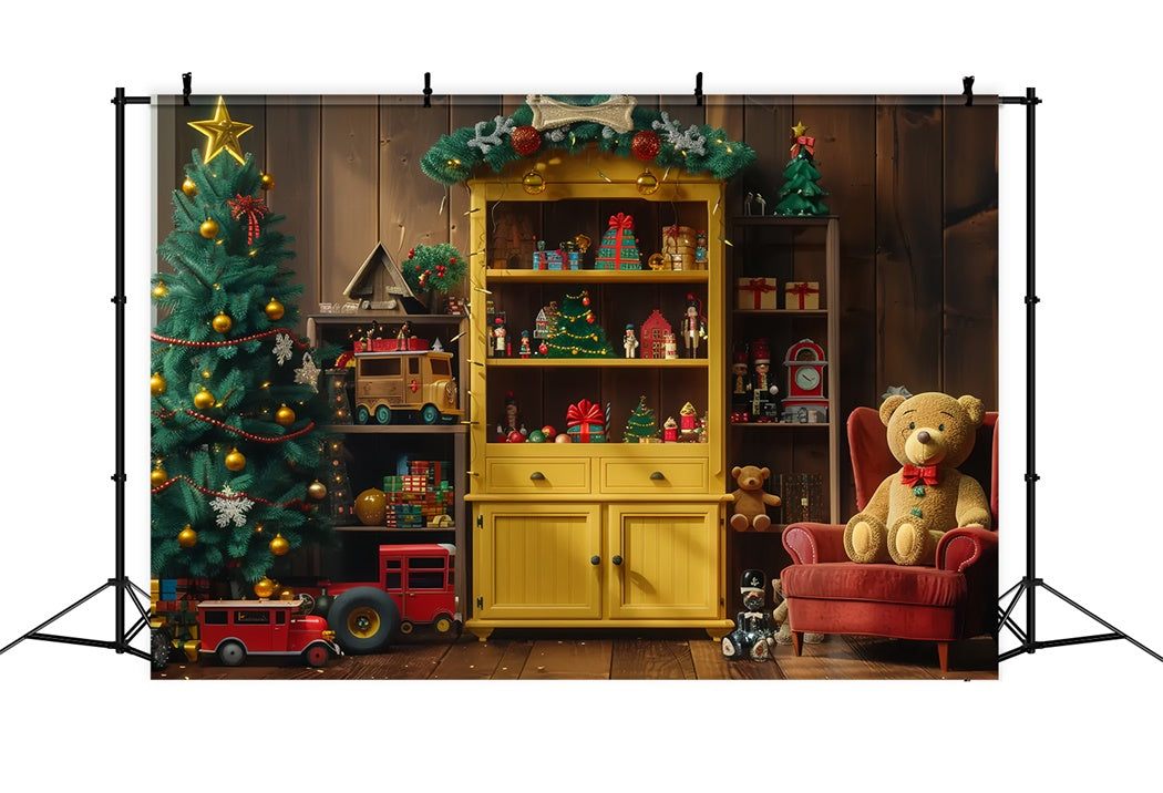 Toile de fond de Jouets et Décorations de Noël BRP8-35