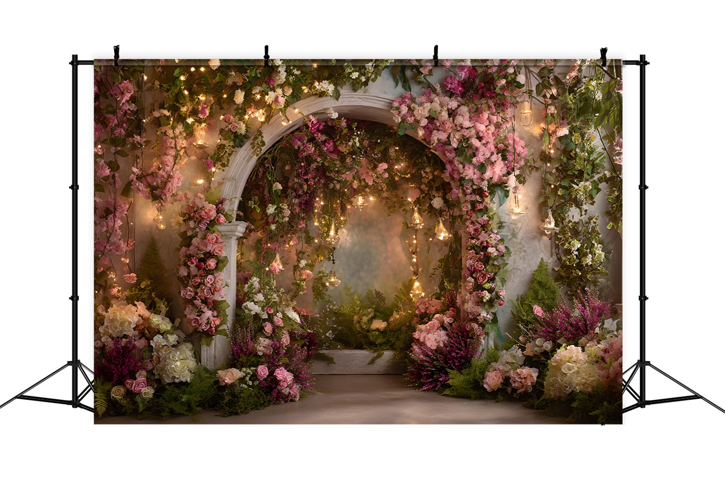 Toile de fond Photo Fête des Mères Jardin Floral Lumières Féeriques Par Magali