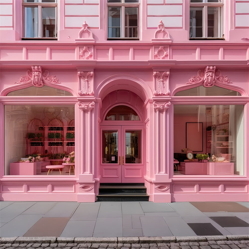 Toile de fond Photoshoot Fille Rose Boutique Parisienne Rose CJJ2-103