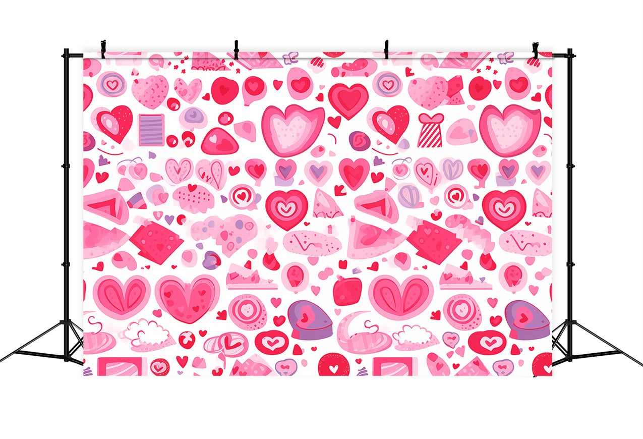 Toile de fond Fille Rose Dessert Amour Rêve Rose CJJ2-74