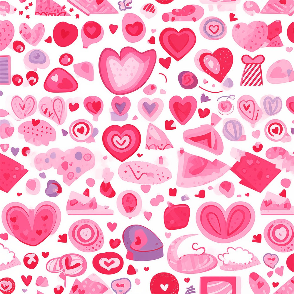 Toile de fond Fille Rose Dessert Amour Rêve Rose CJJ2-74