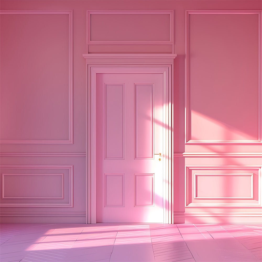 Toile de fond Poupée Mode Design Chambre Classique Rose CJJ2-95