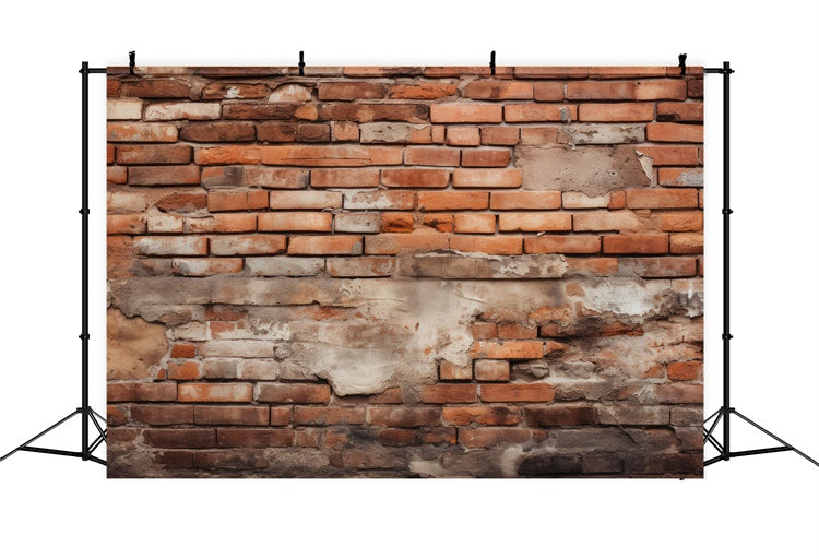 Toile de fond Photo Brique Style Industriel Rustique CJJ3-11